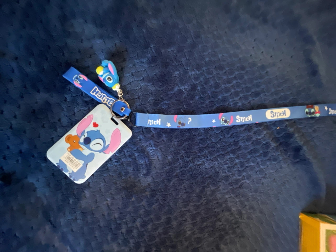 Disney Stitch Lanyard with ID Holder and Charm - photo 3