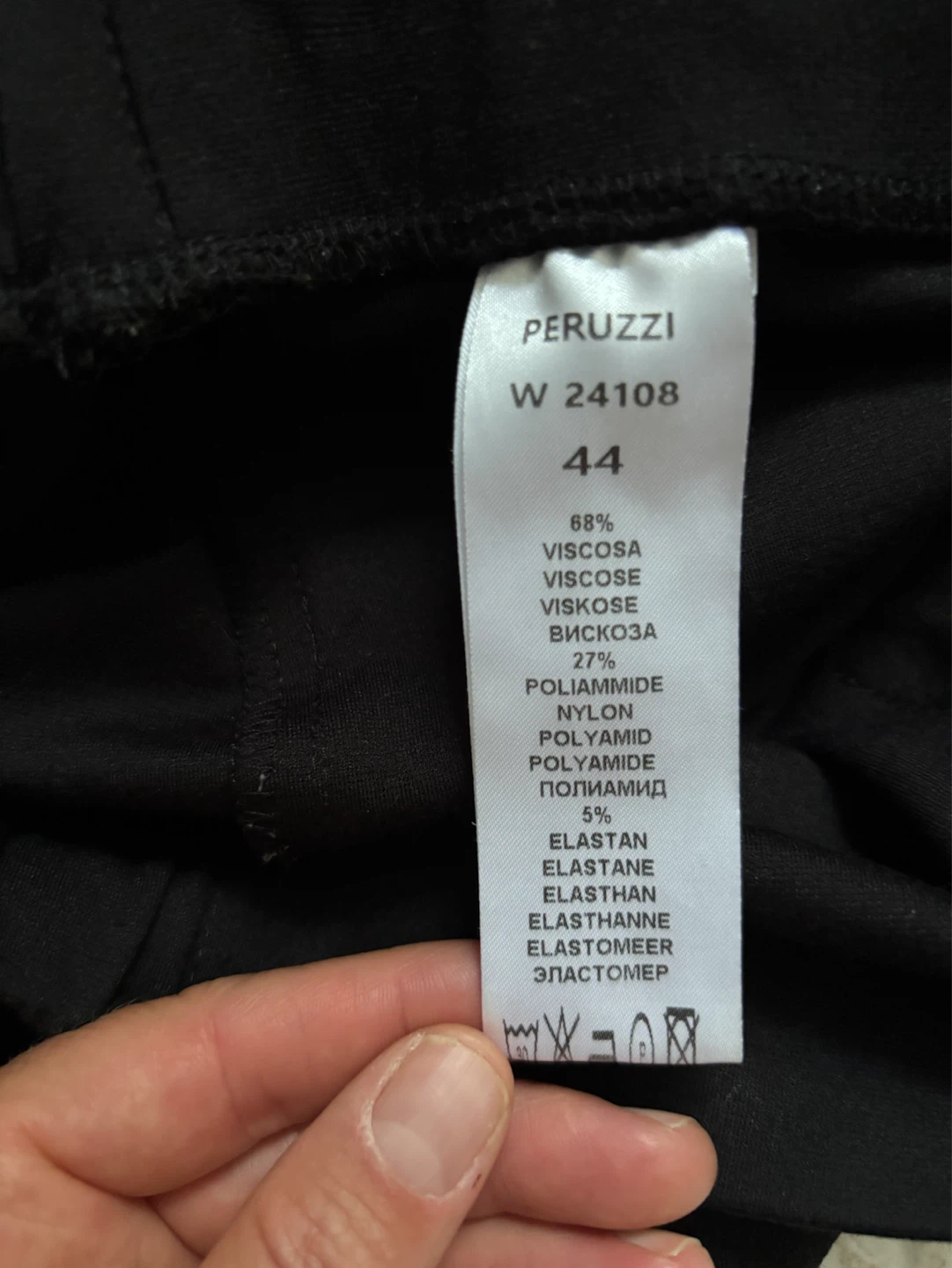 PERUZZI Black Dress Pants - photo 4
