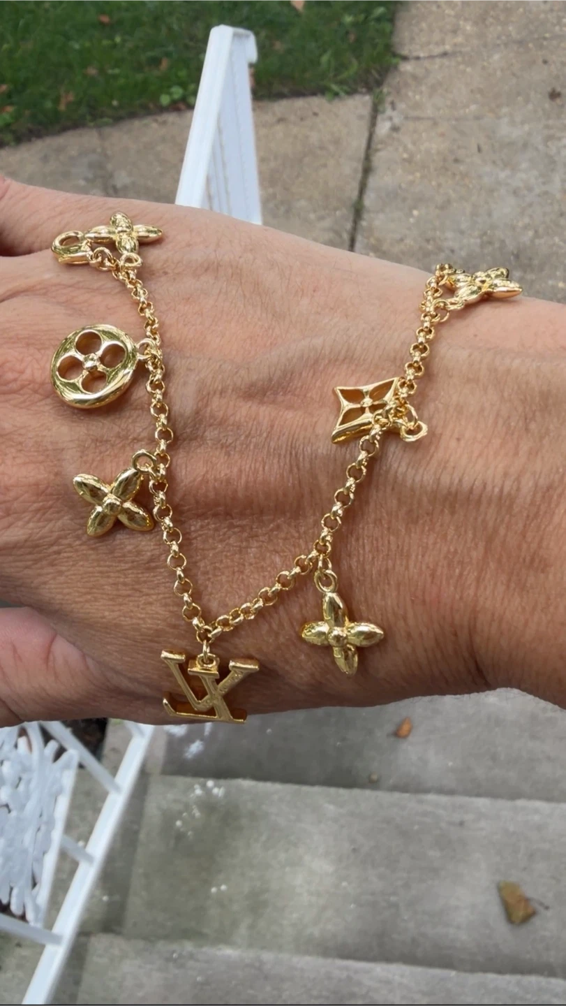 18 K Gold Plated Charm Bracelet
