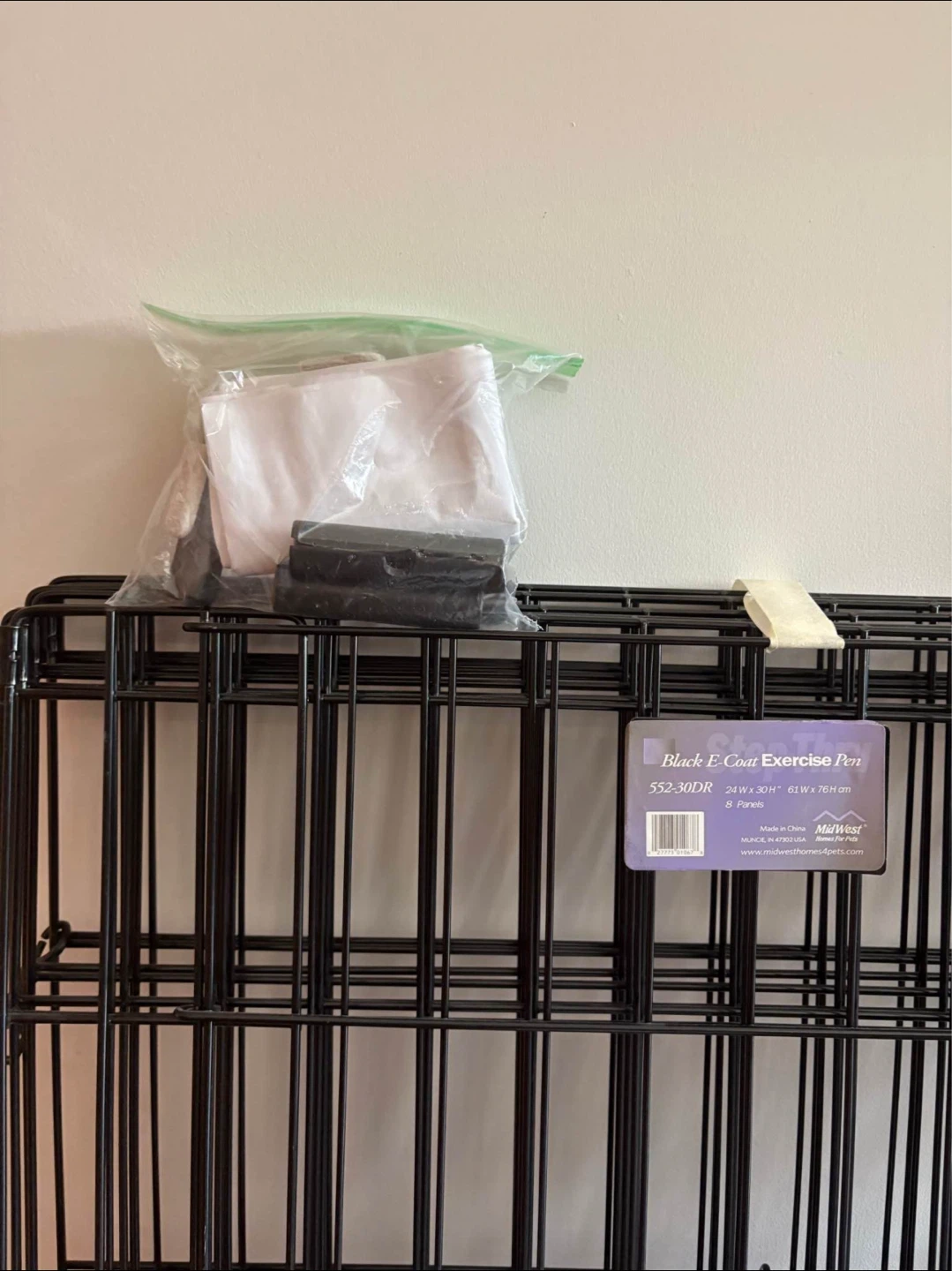 MidWest Homes For Pets Black E-Coat Exercise Pen - photo 3
