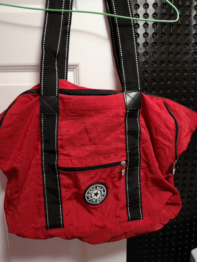 Red Delsey Tote Bag