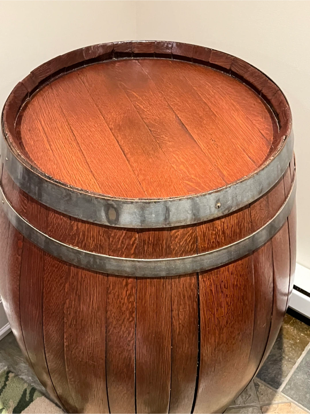 Wooden Barrel Decor
