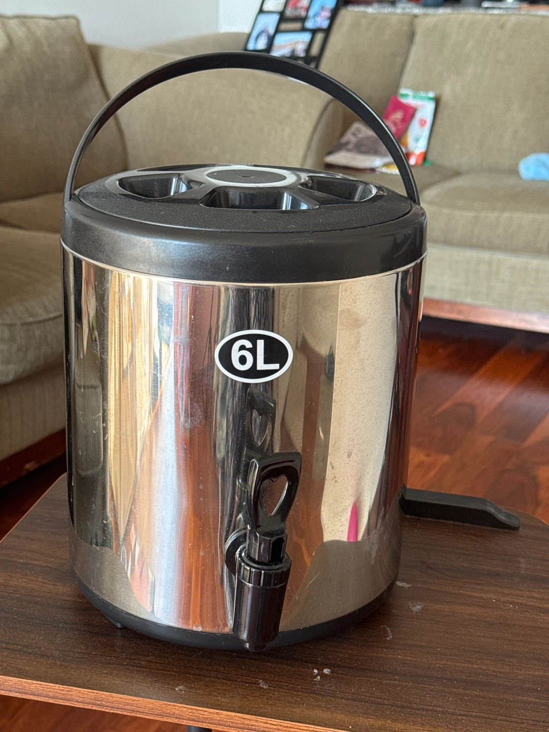 6L Stainless Steel Beverage Dispenser