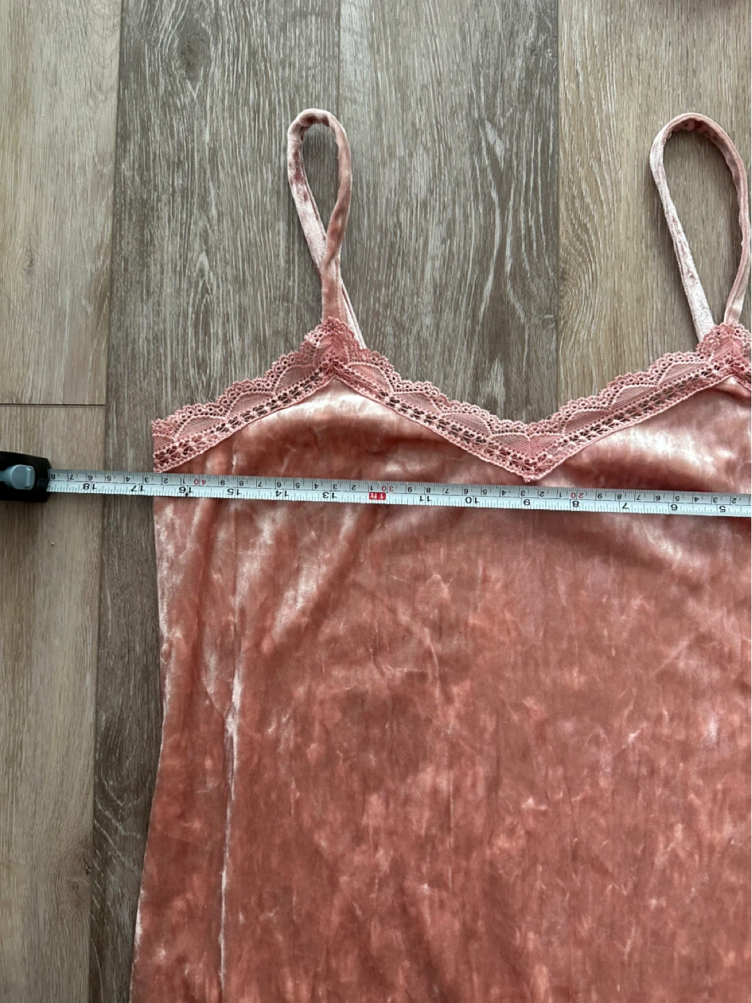 CUPIO Pink Velvet Lace Trim Camisole - photo 4