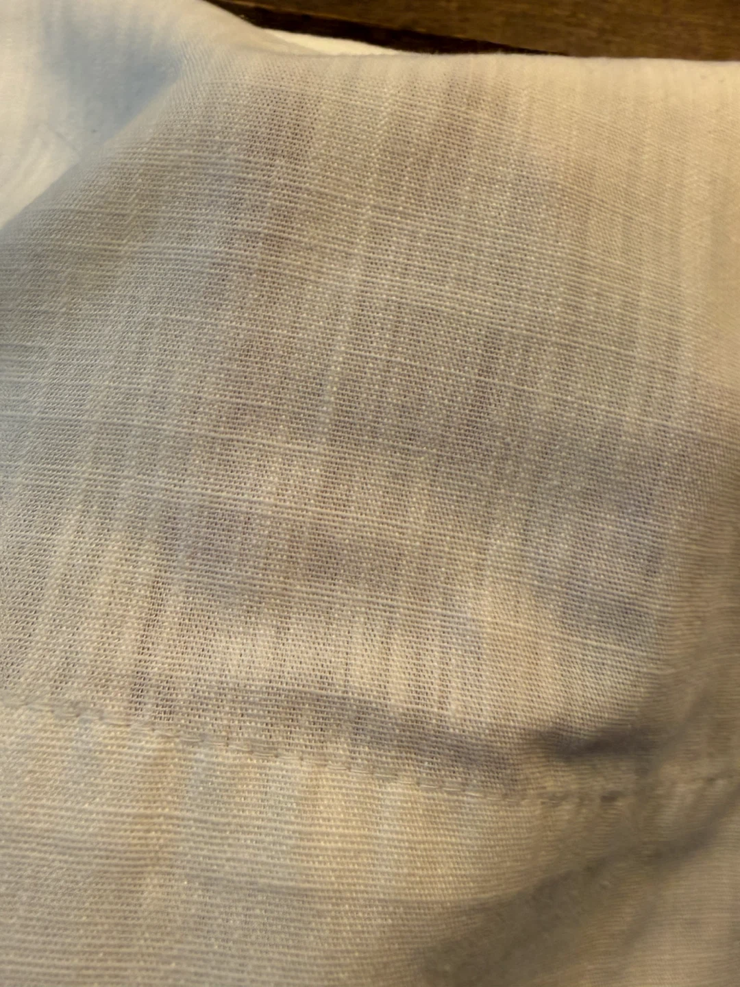 White Linen Blend Curtain Panels (4) “96