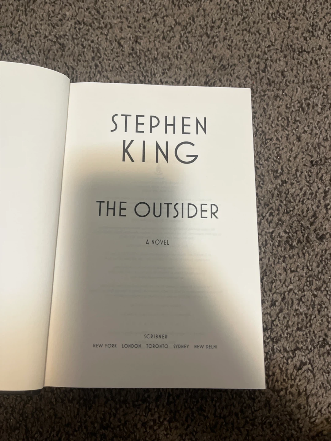 Stephen King The Outsider Novel - photo 2