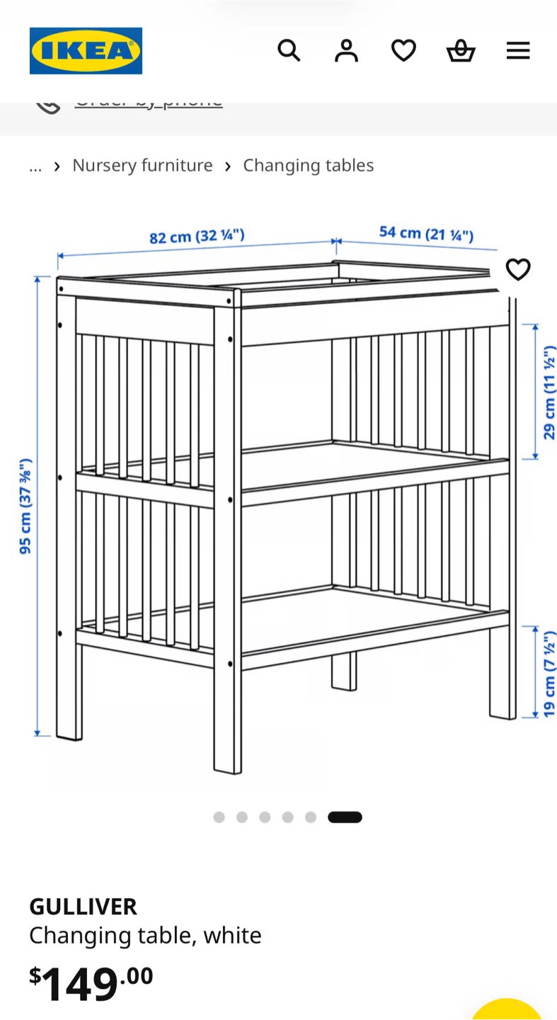 IKEA Gulliver Changing Table - Like New - photo 3