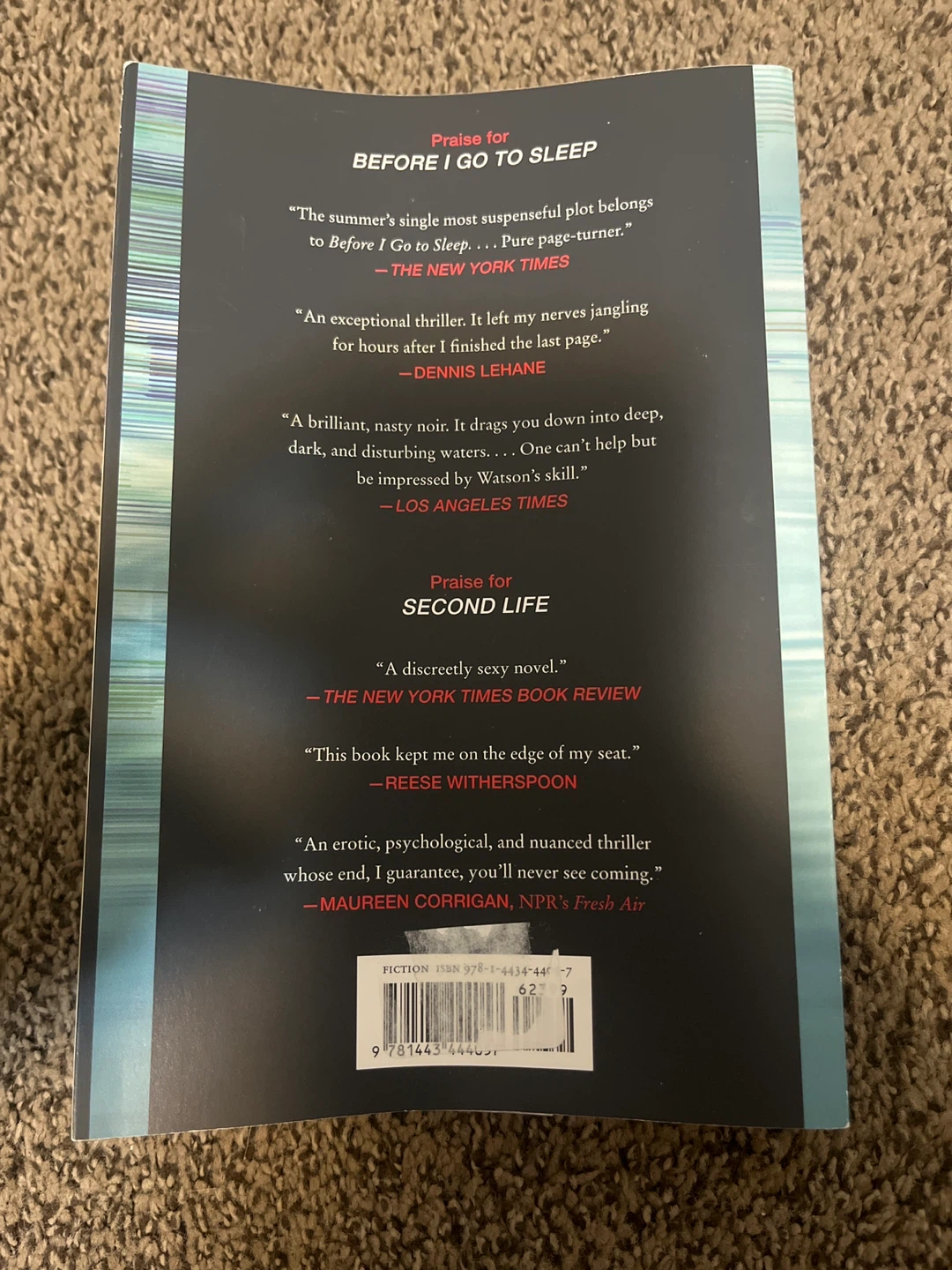 Final Cut: A Novel by S.J. Watson - photo 2