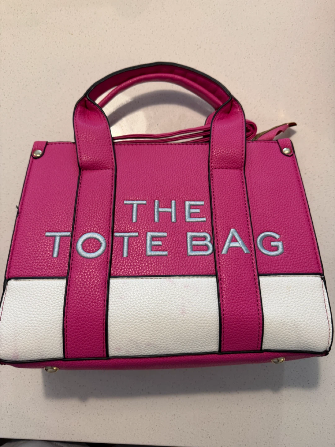 Pink and White Marc Jacob’s Tote Bag