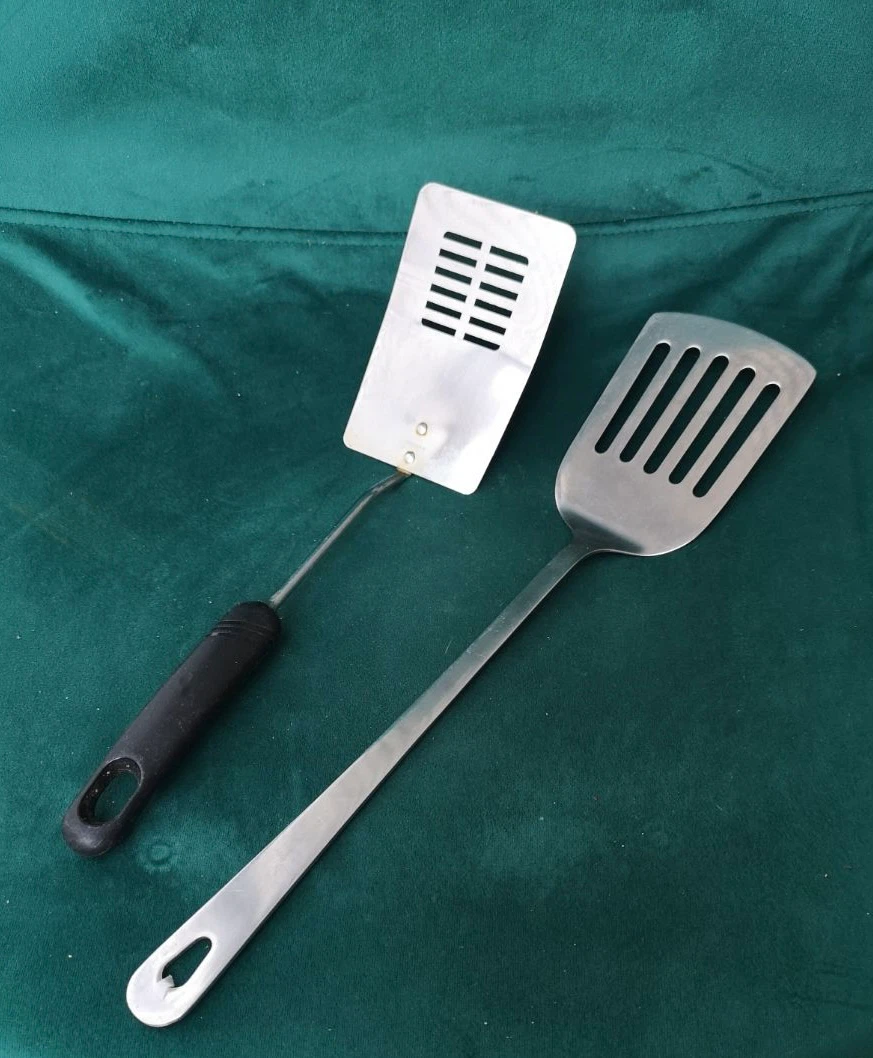 Two Metal Spatulas