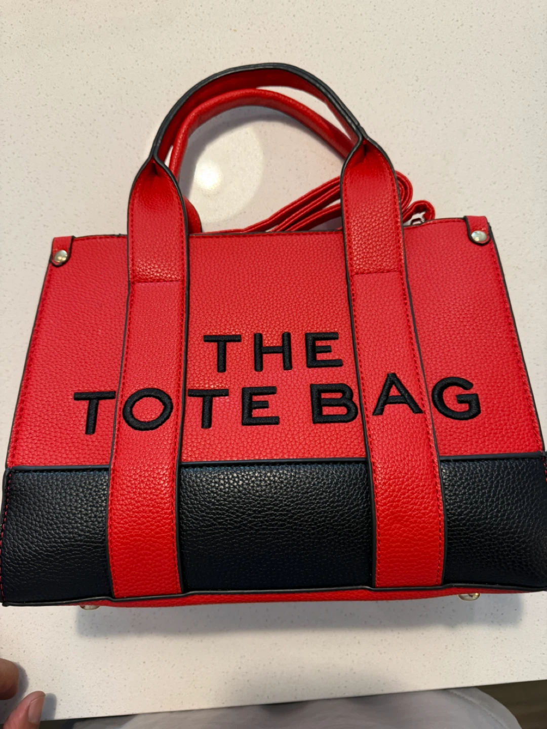 Red and Black "The Tote Bag" by Marc Jacob’s Handbag