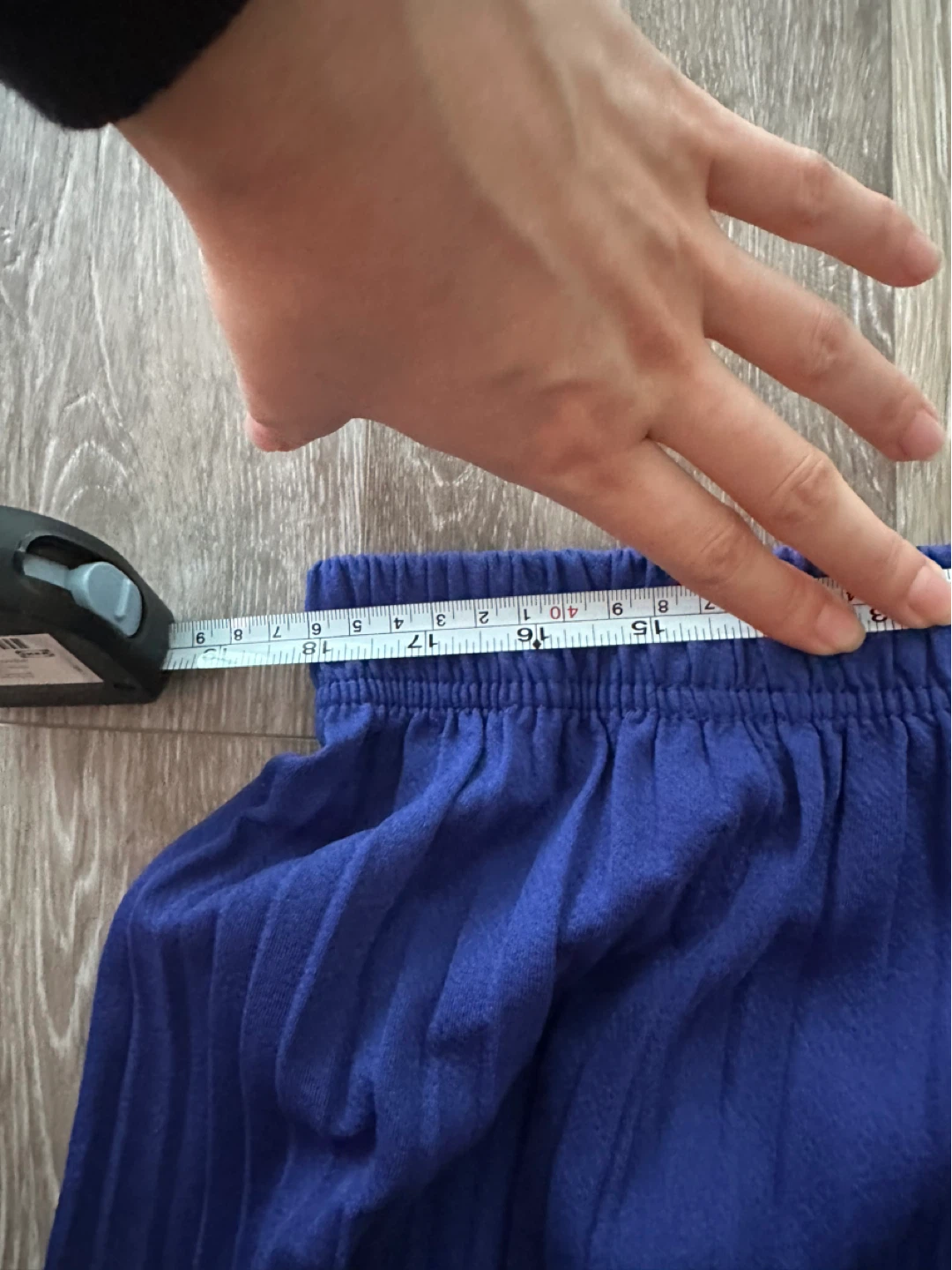 Maccine Blue Pleated Wide-Leg Pants - photo 4