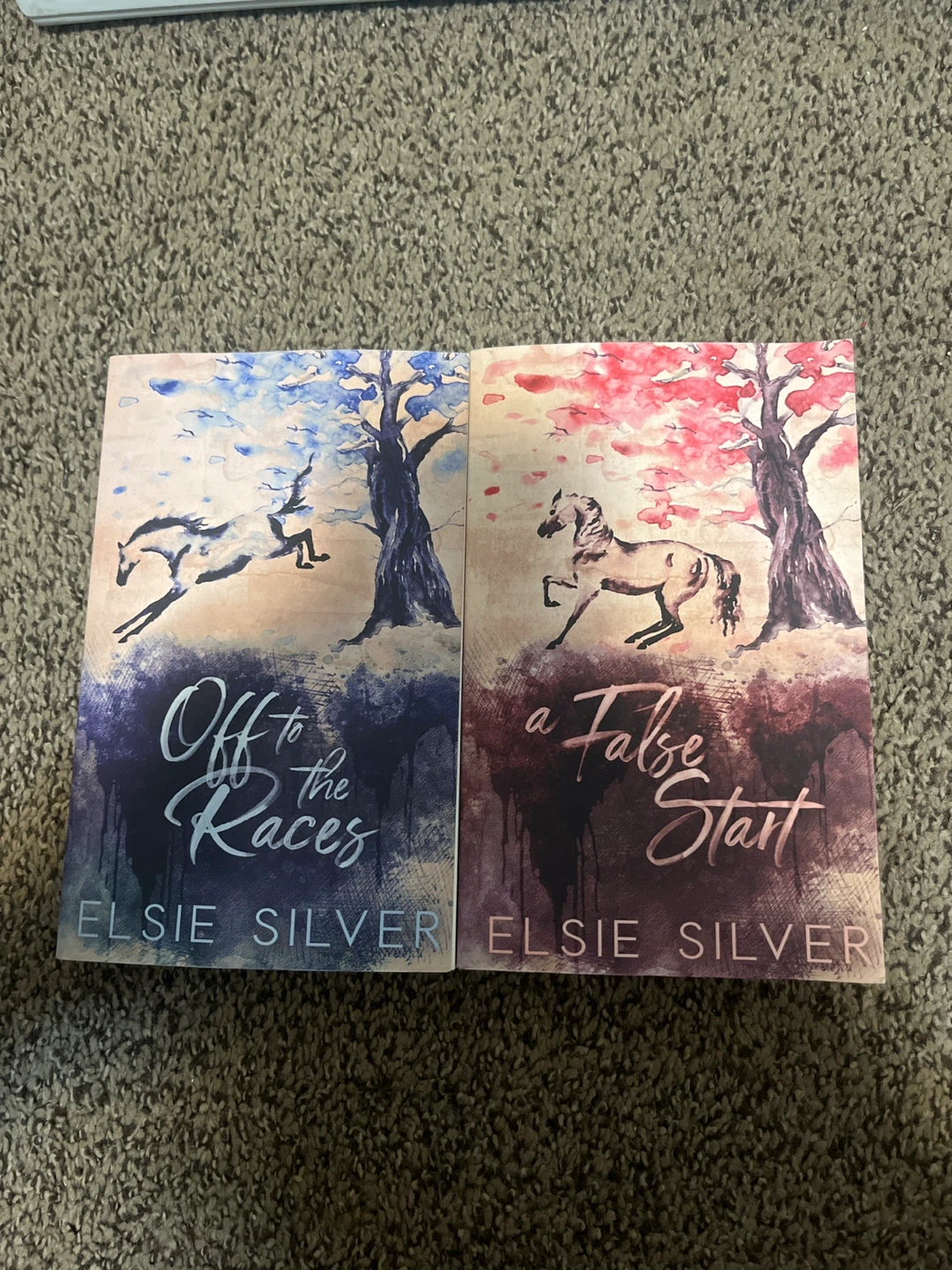 Elsie Silver "Off to the Races" & "A False Start" Books