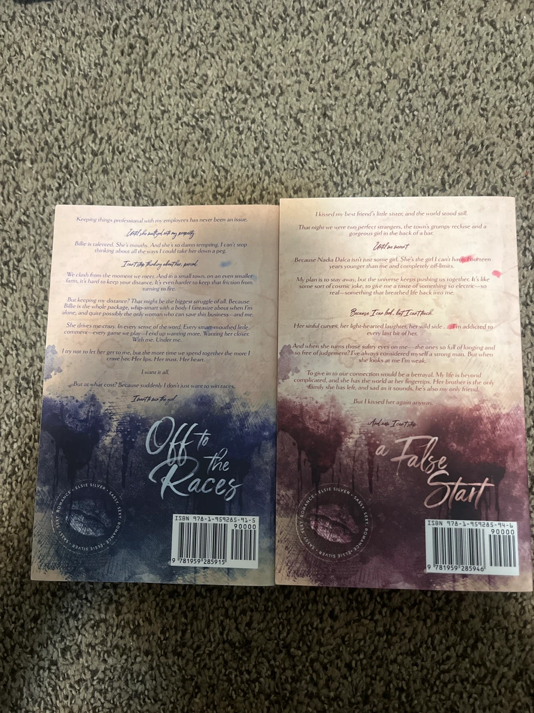 Elsie Silver "Off to the Races" & "A False Start" Books - photo 2