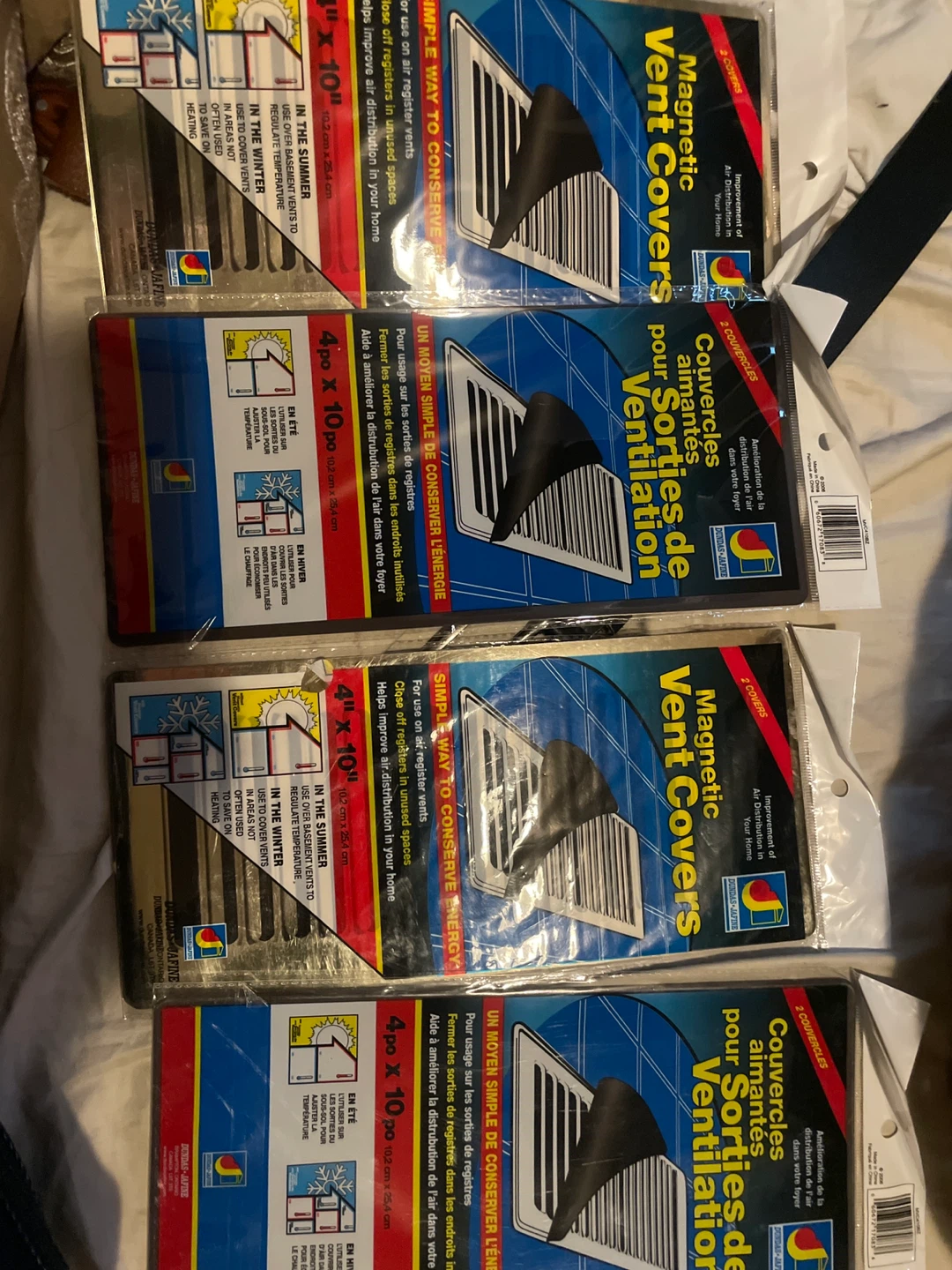 Magnetic Vent Covers - 4" x 10" (4 2Pk) - photo 2