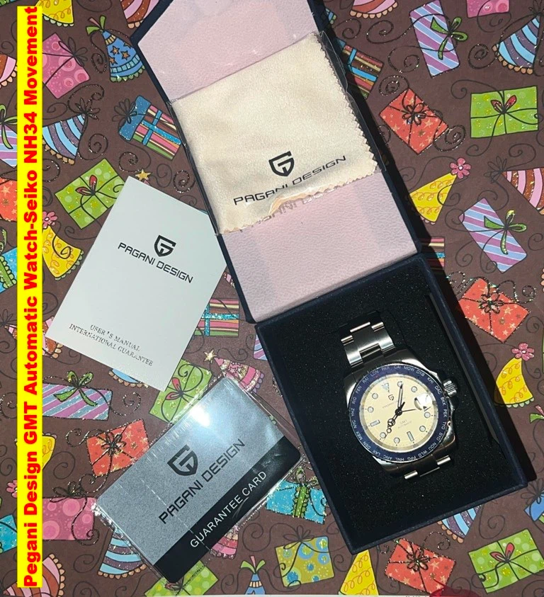 Seiko-NH34 / Pegani Design GMT Automatic Watch=NEW= - photo 2