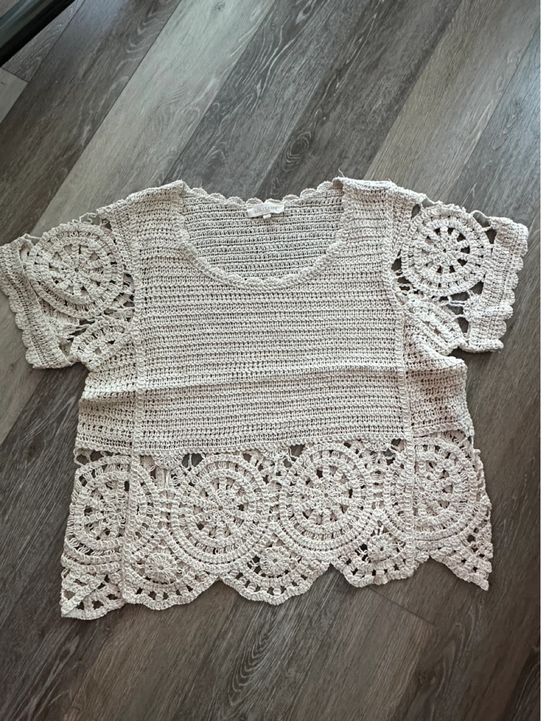 Solitaire Crochet Top XL