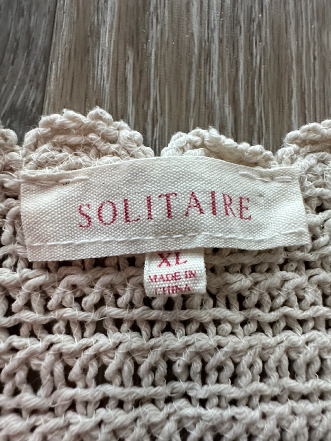 Solitaire Crochet Top XL - photo 2