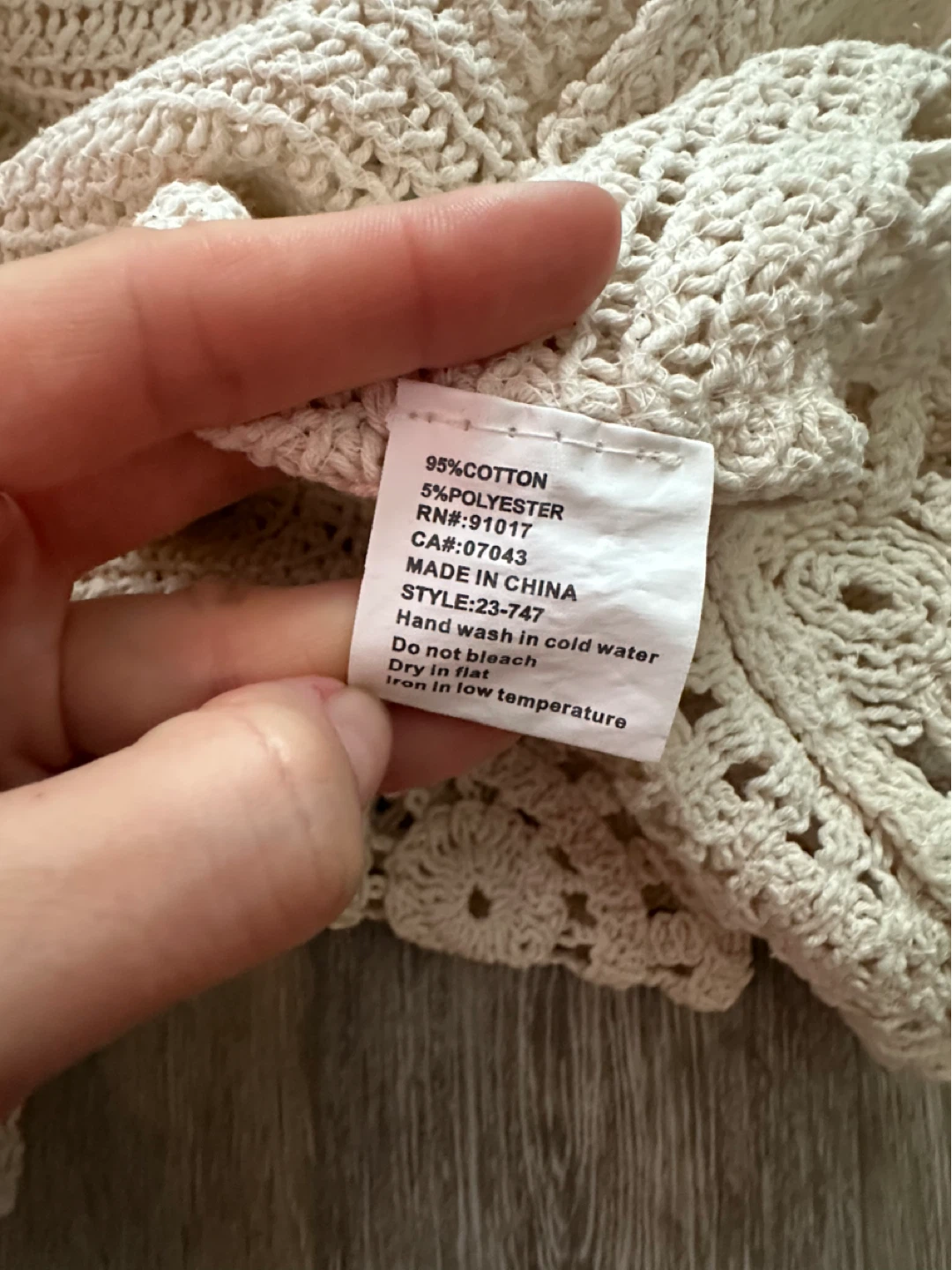 Solitaire Crochet Top XL - photo 3