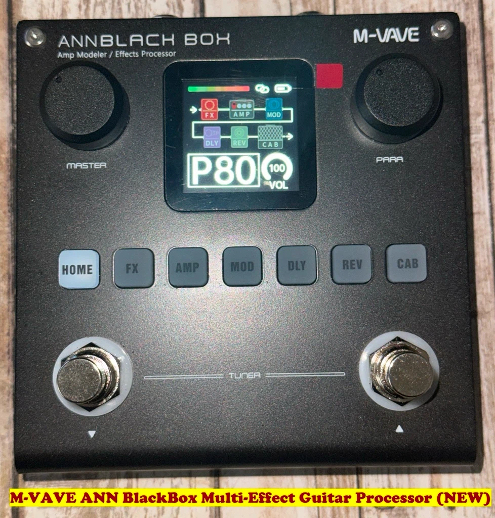 M-VAVE ANN BlackBox Multi-Effect Guitar Processor (NEW)