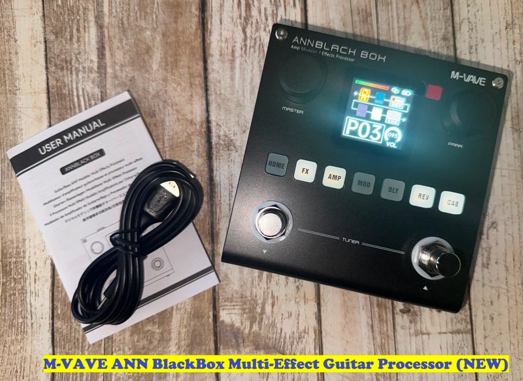 M-VAVE ANN BlackBox Multi-Effect Guitar Processor (NEW) - photo 2