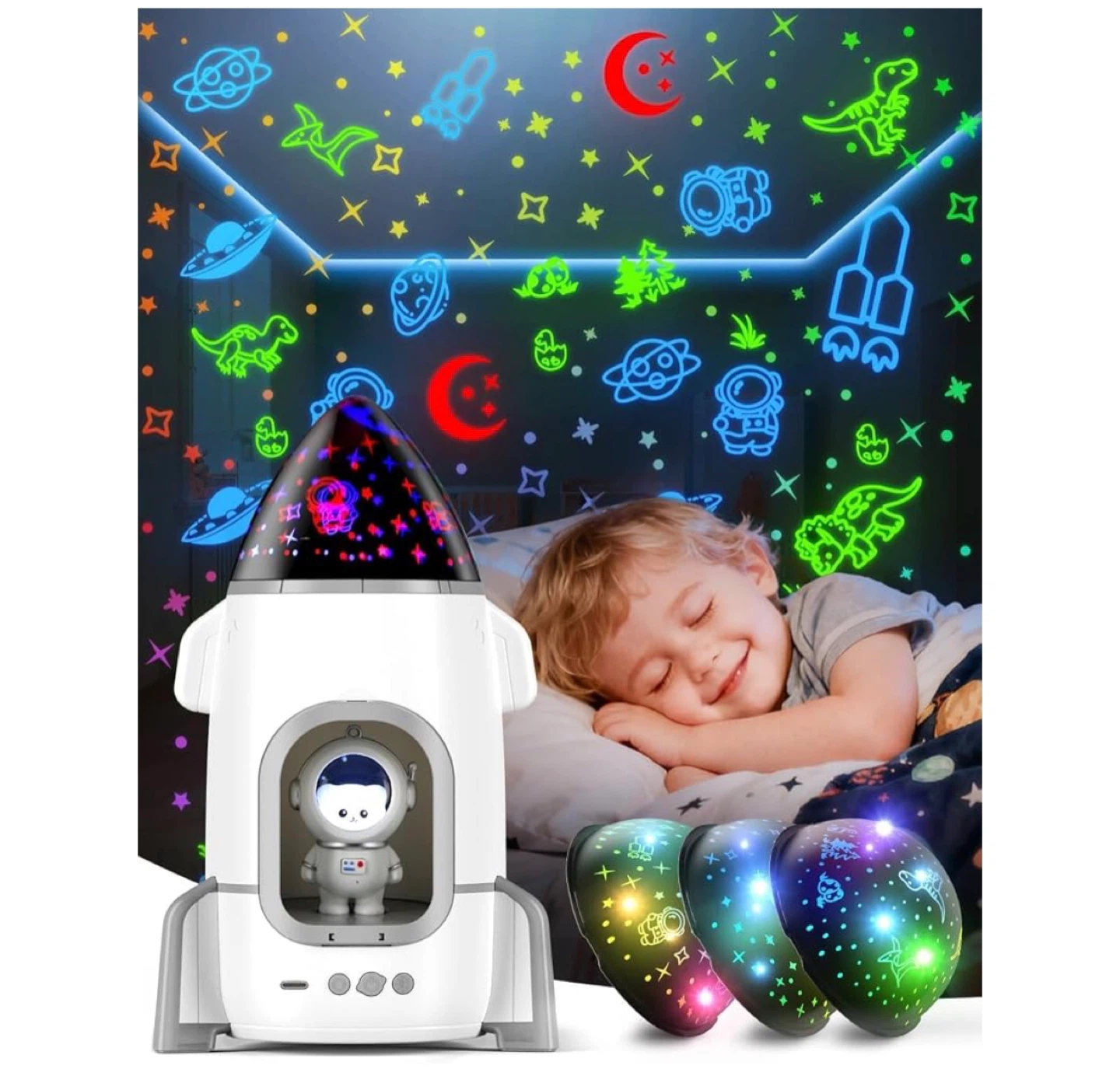 Rocket Projector Night Light