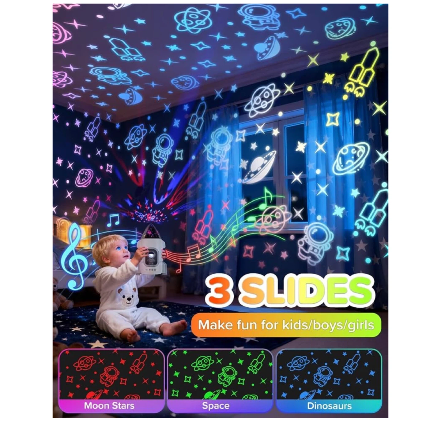 Rocket Projector Night Light - photo 2