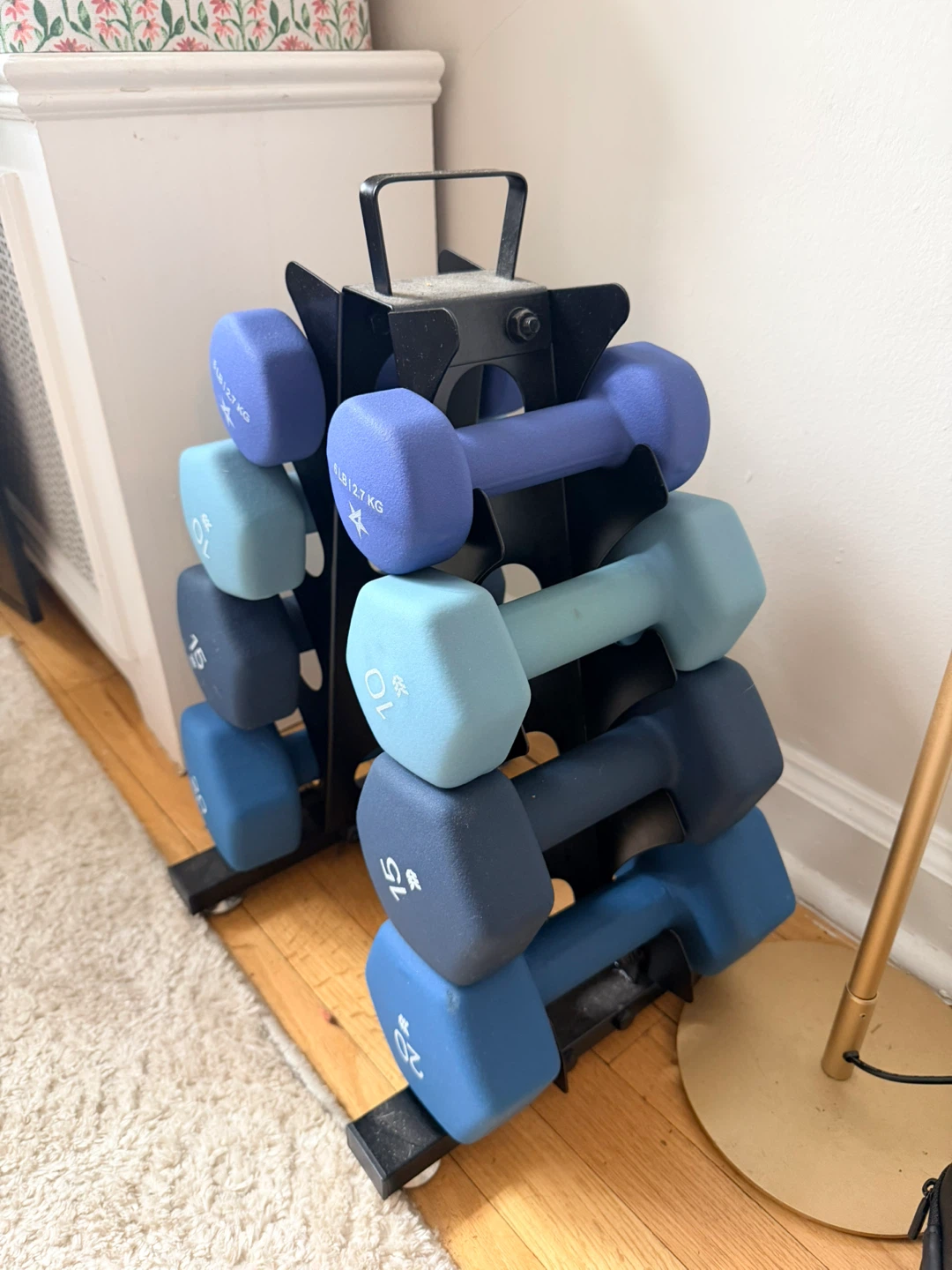 All in Motion Dumbbell Set with Rack - photo 3