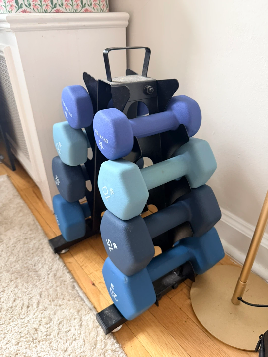 All in Motion Dumbbell Set with Rack - photo 4