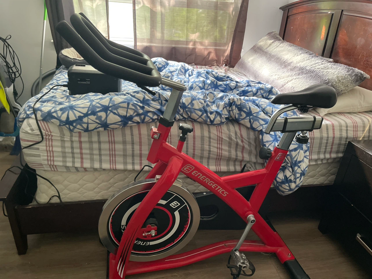 Energetics Red Spin Bike