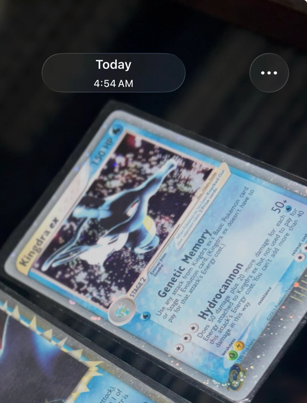 Kingdra ex Pokémon Trading Card