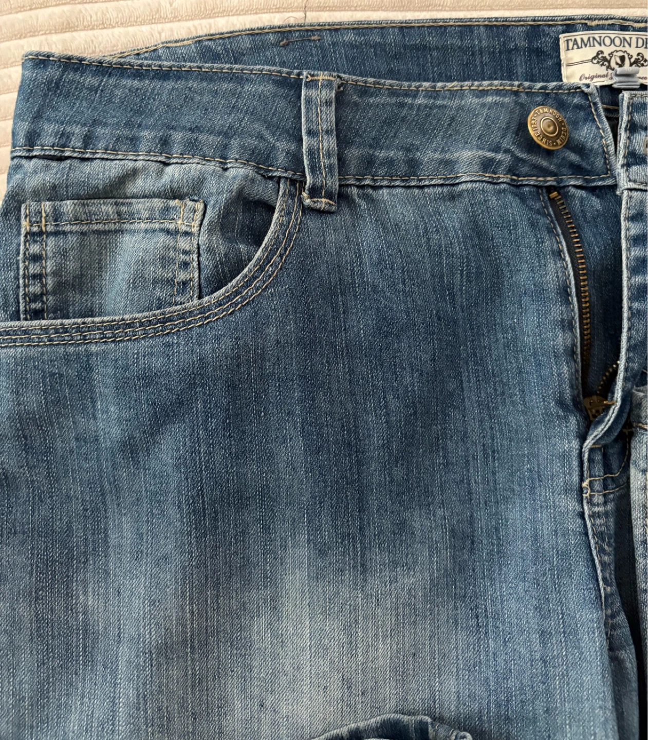 Tamnoon Denim Blue Jeans - photo 4