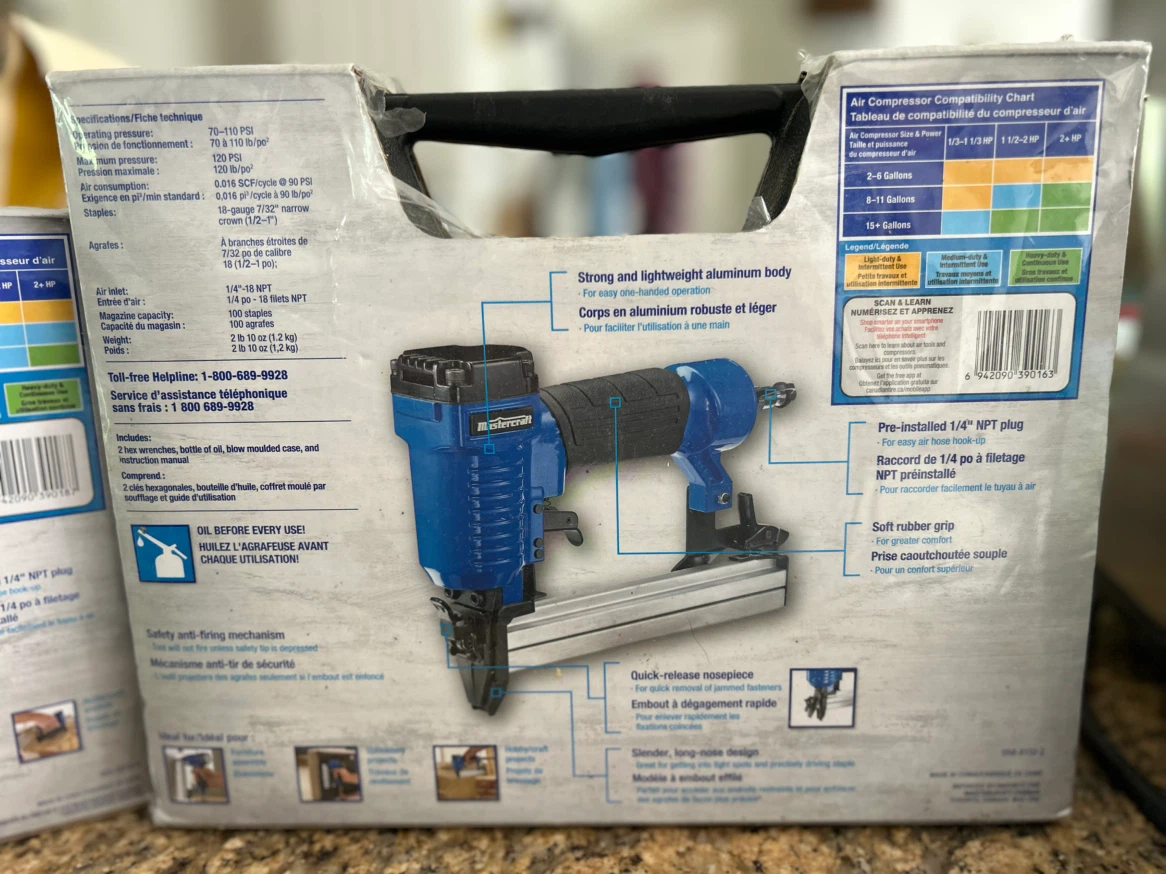 Mastercraft Air-Powered Stapler - photo 2
