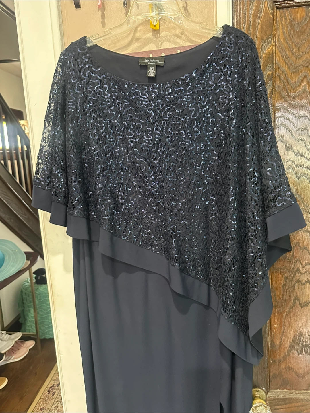 R&M Richards Sequin Overlay Dress - photo 2