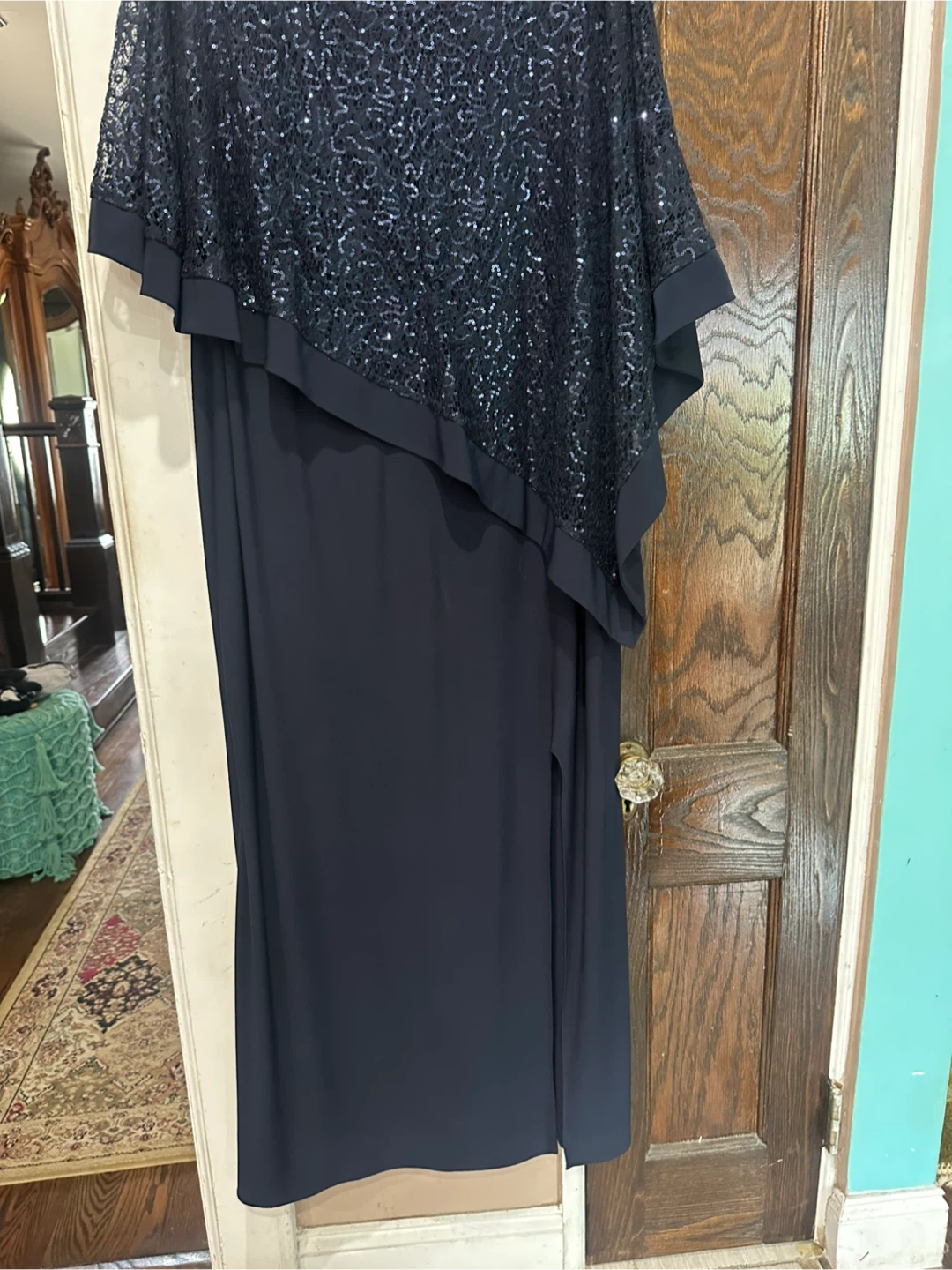 R&M Richards Sequin Overlay Dress - photo 5