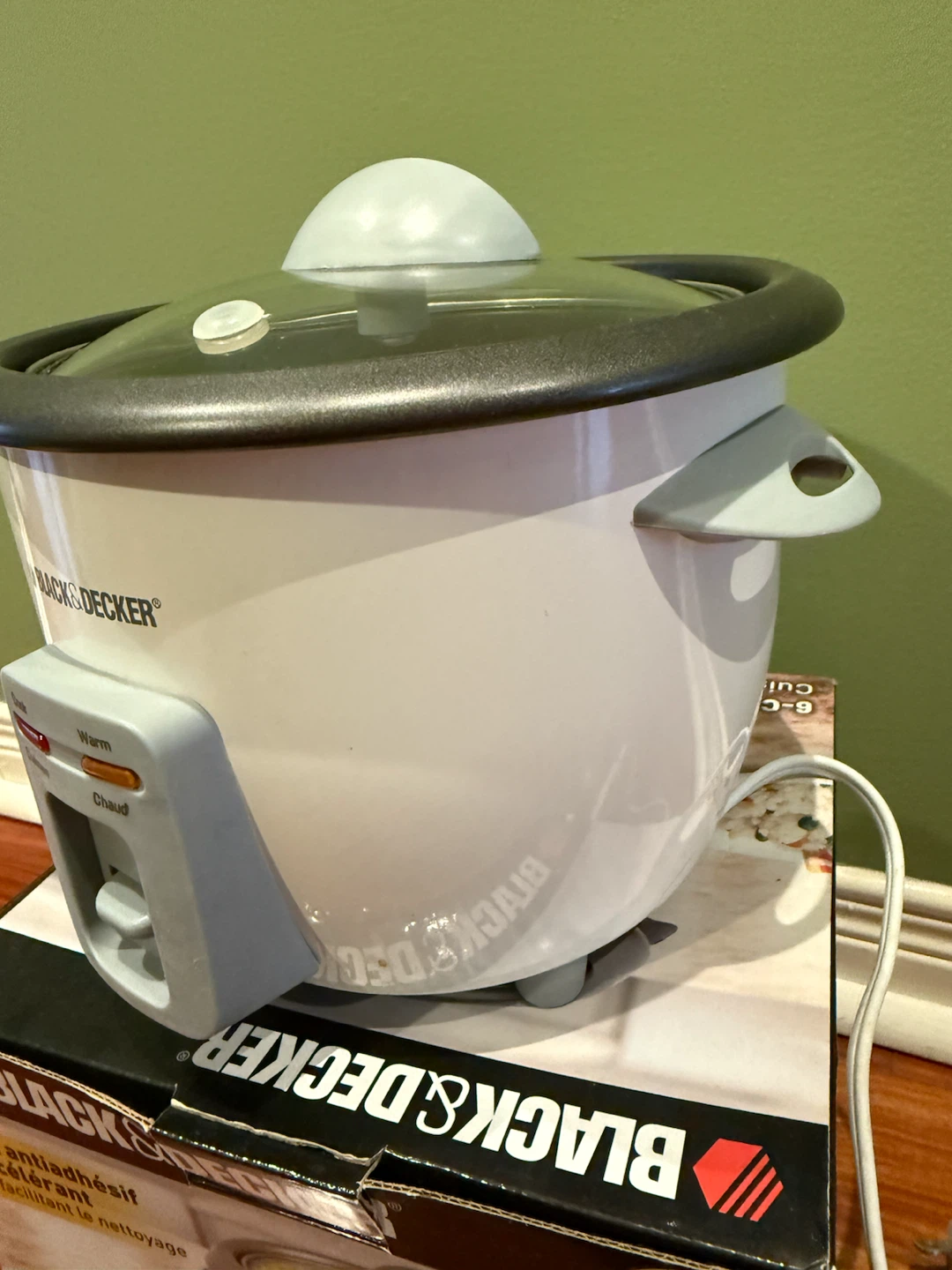 Black & Decker 6-Cup Rice Cooker & Steamer - photo 4