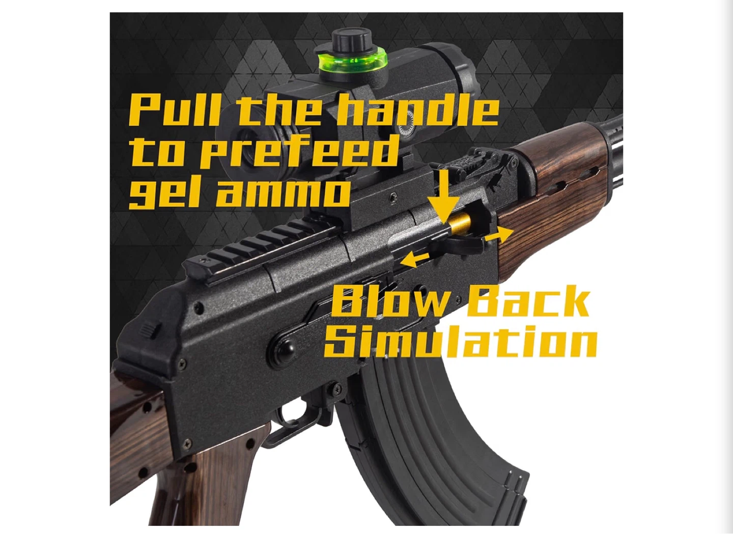 Classic AK47 Gel Ball Blaster - photo 3