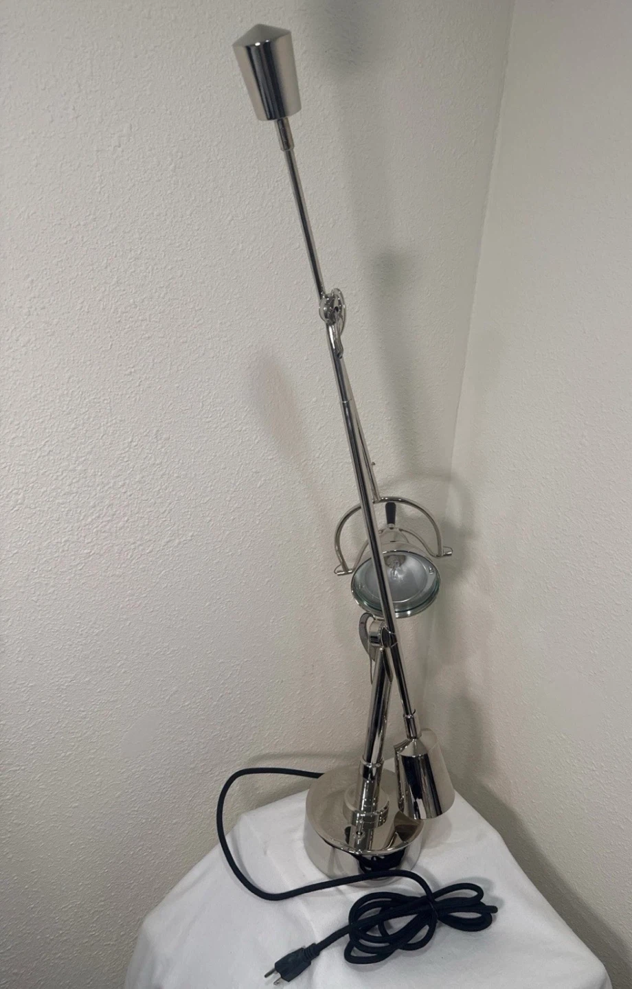 Adjustable Chrome Mid-Century Style Desk Lamp - photo 4