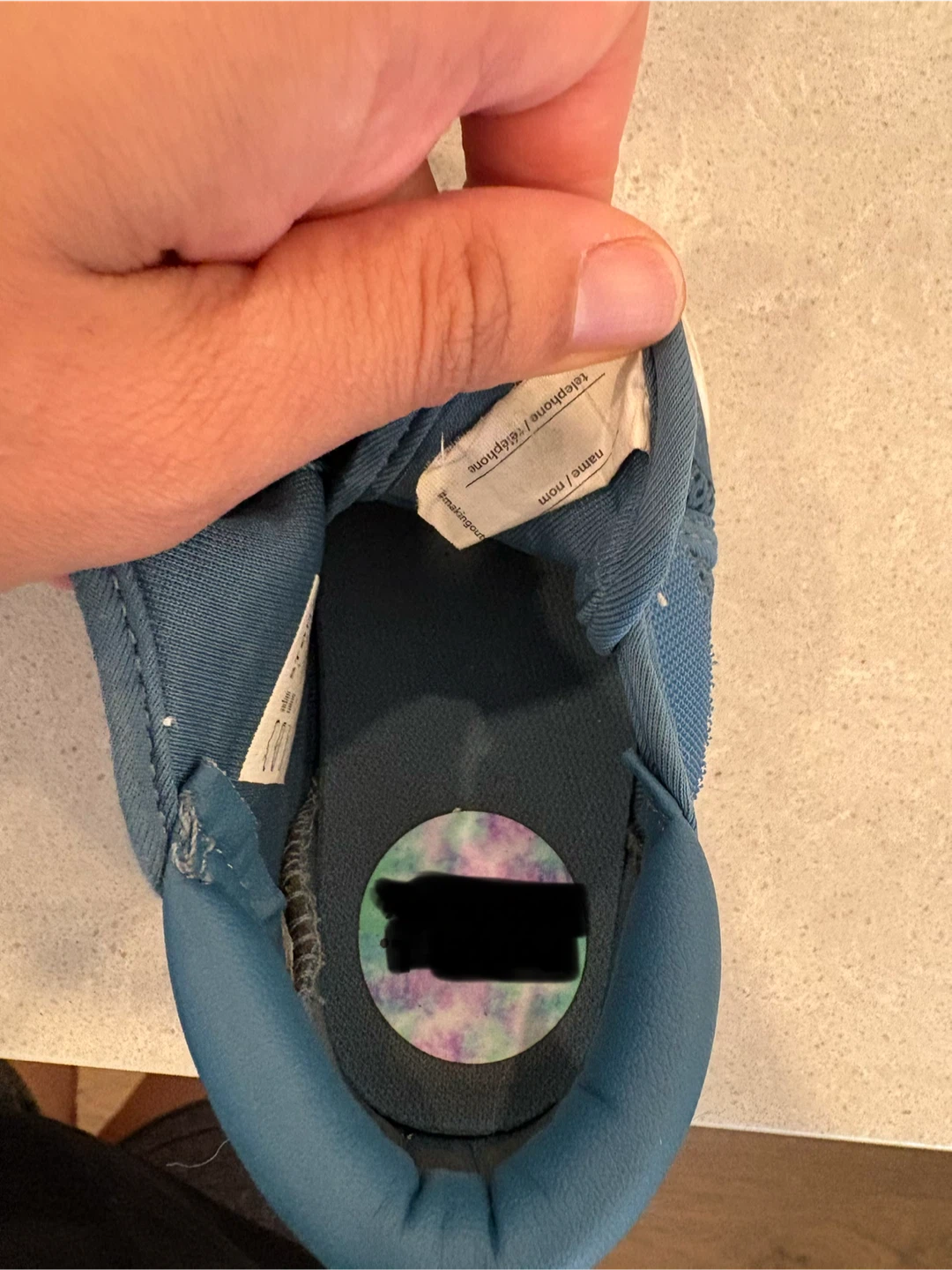 Stonz blue toddler shoes US 6 - photo 4