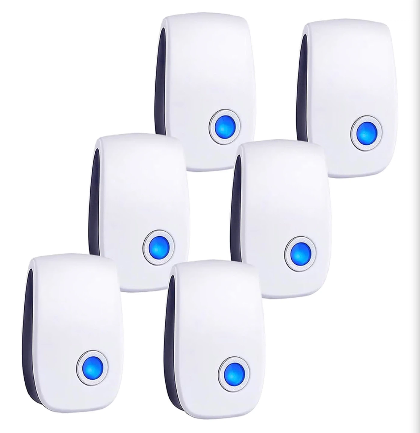 Set of 6 Ultrasonic Pest Repellers