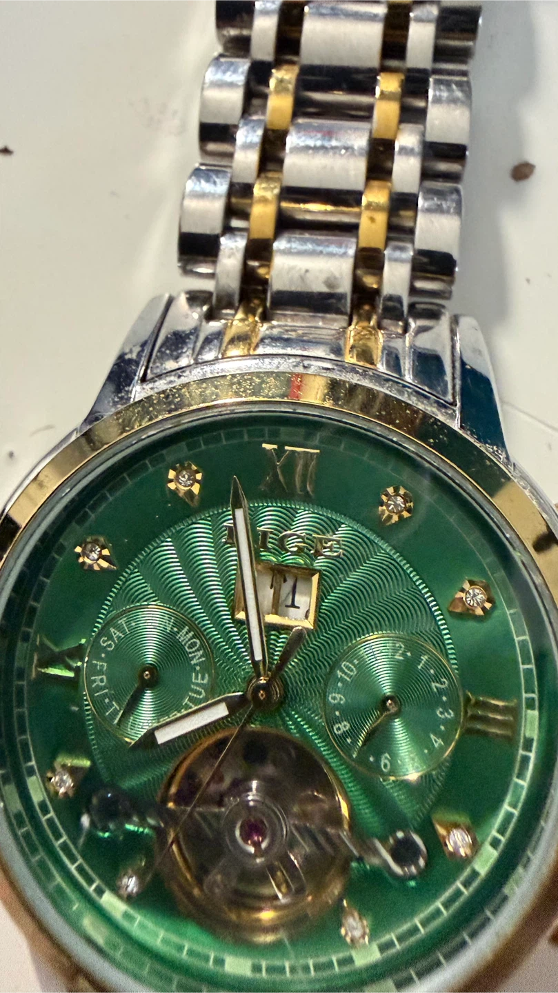 Lige W8809 Two-Tone Men's Watch - photo 5