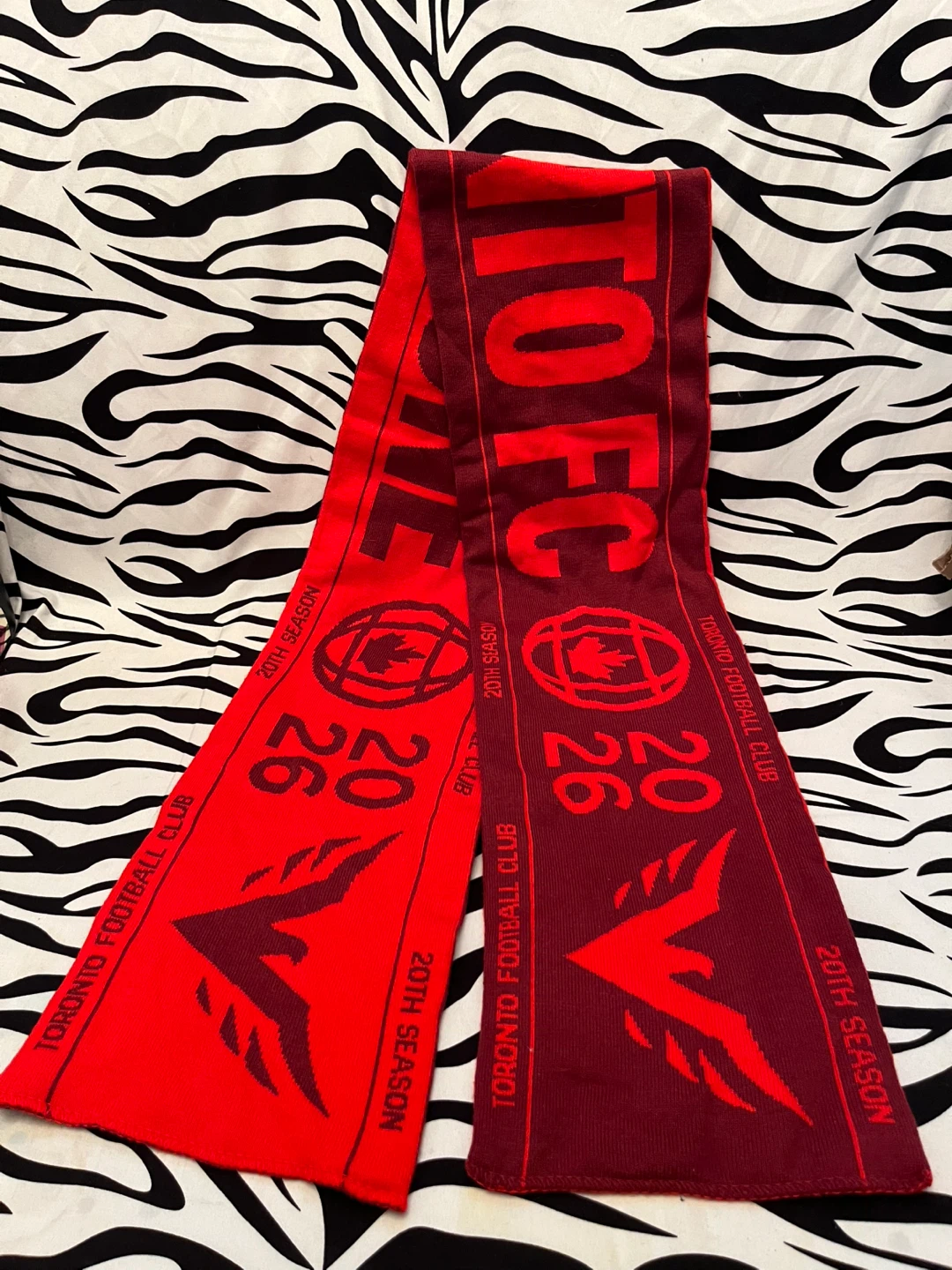 ⚽️ Toronto FC 2026 knit fan scarf ⚽️ - photo 2