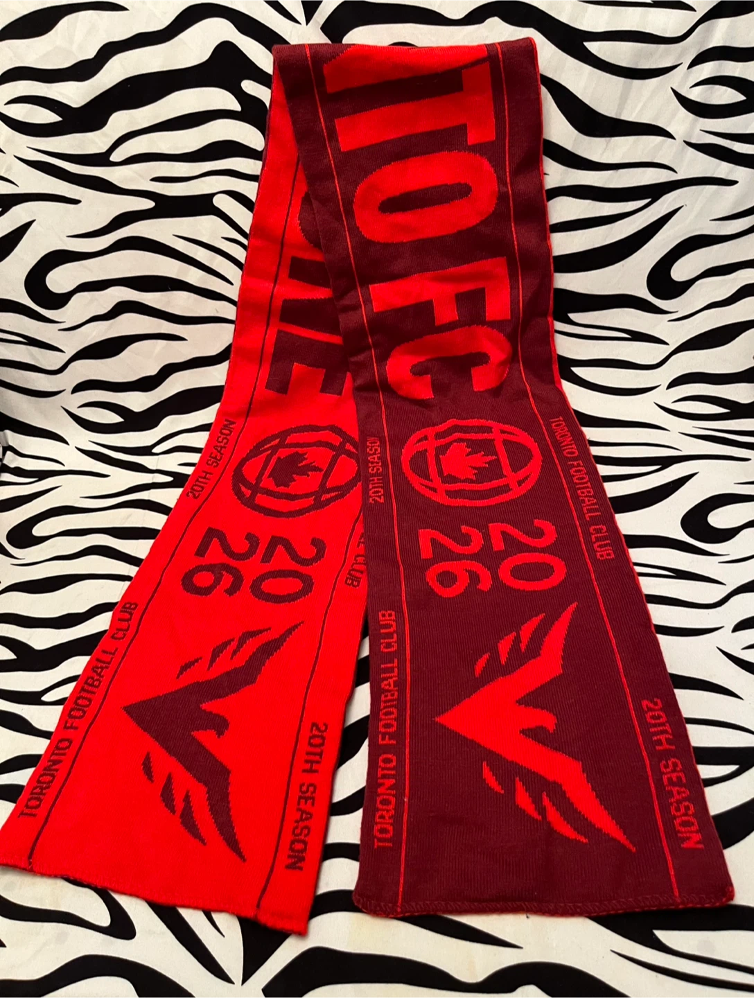⚽️ Toronto FC 2026 knit fan scarf ⚽️ - photo 4