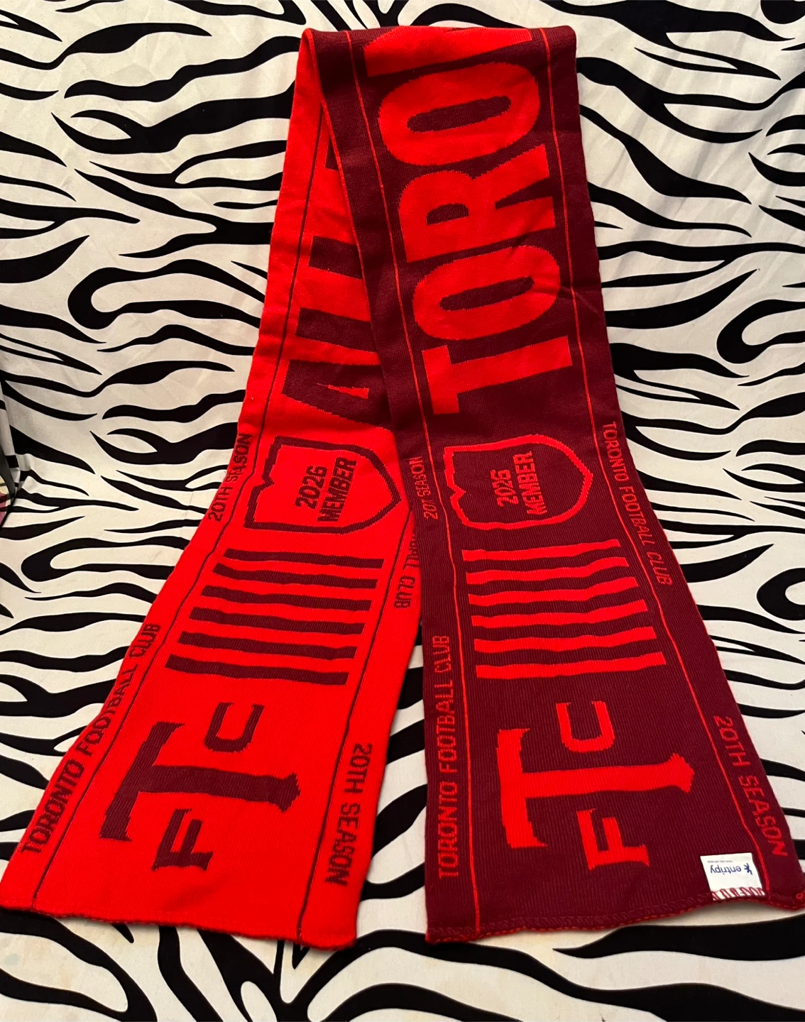 ⚽️ Toronto FC 2026 knit fan scarf ⚽️ - photo 5