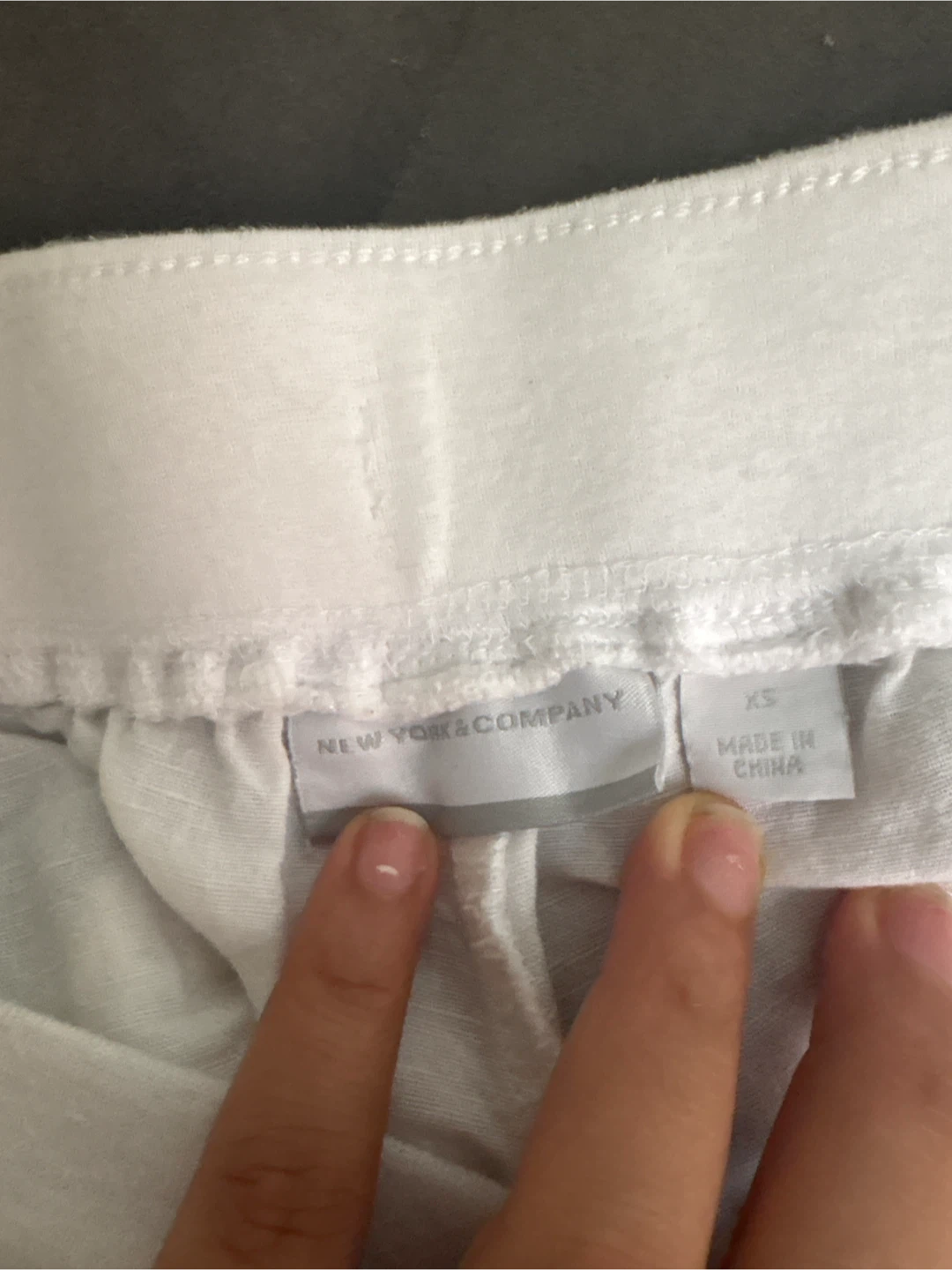 New York & Company white drawstring pants - photo 2