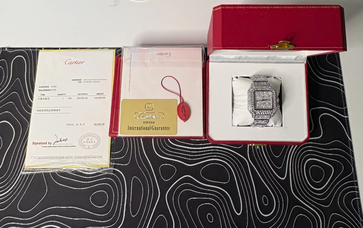 Brand New Moissanite Iced-Out Automatic luxury Watch