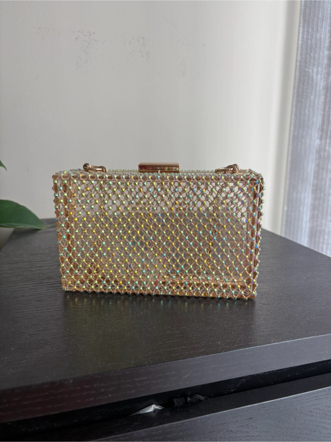 Crystal mesh evening clutch purse - photo 2