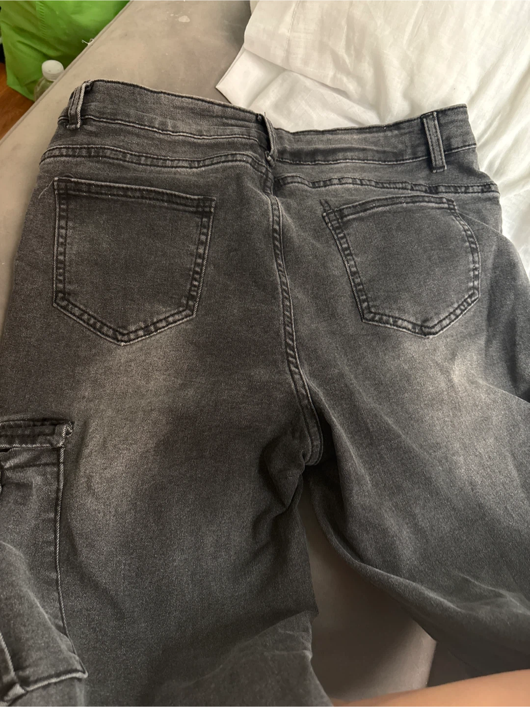 Gray Cargo Jeans - photo 2