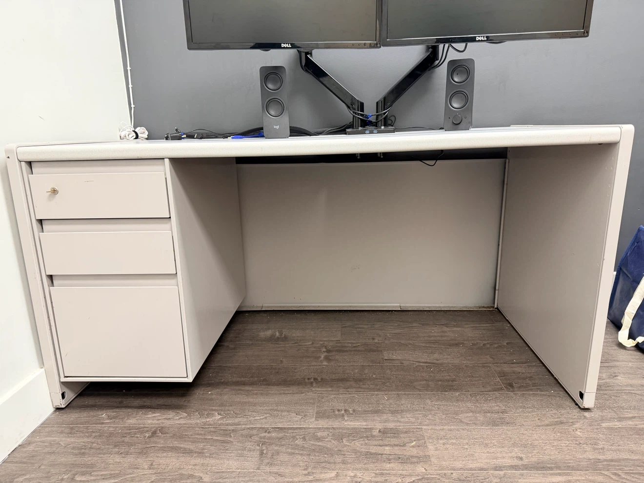 Steelcase Office Desk with 3 Drawers