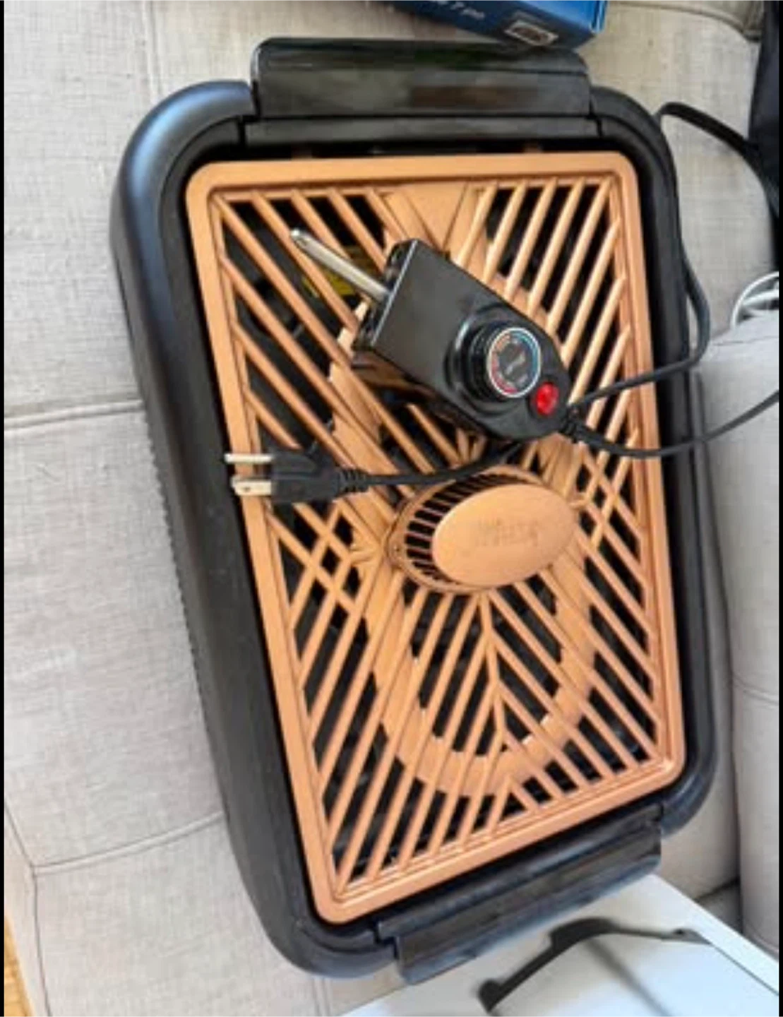 Gotham Smokeless Electric Grill with Fan - photo 3